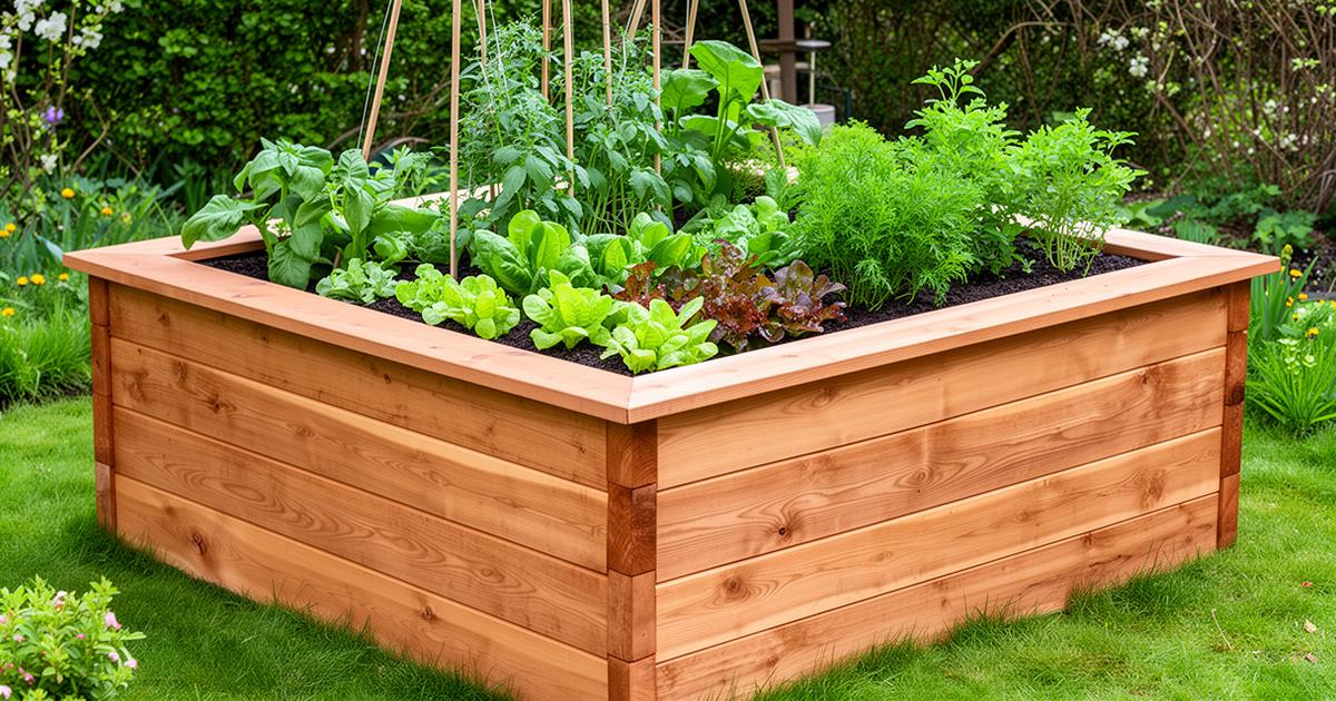 Hochbeet aus Holz selber bauen – Anleitung, Holzarten & Tipps